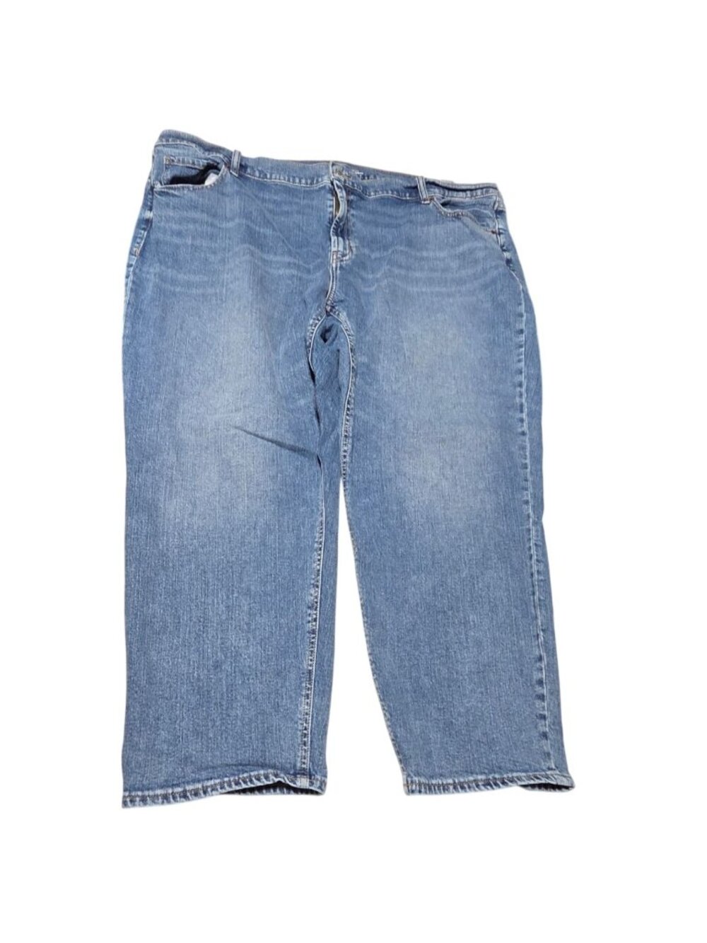 Old Navy Mid Rise Boyfriend Jeans Womens Size 24 High Waist Light Wash Denim